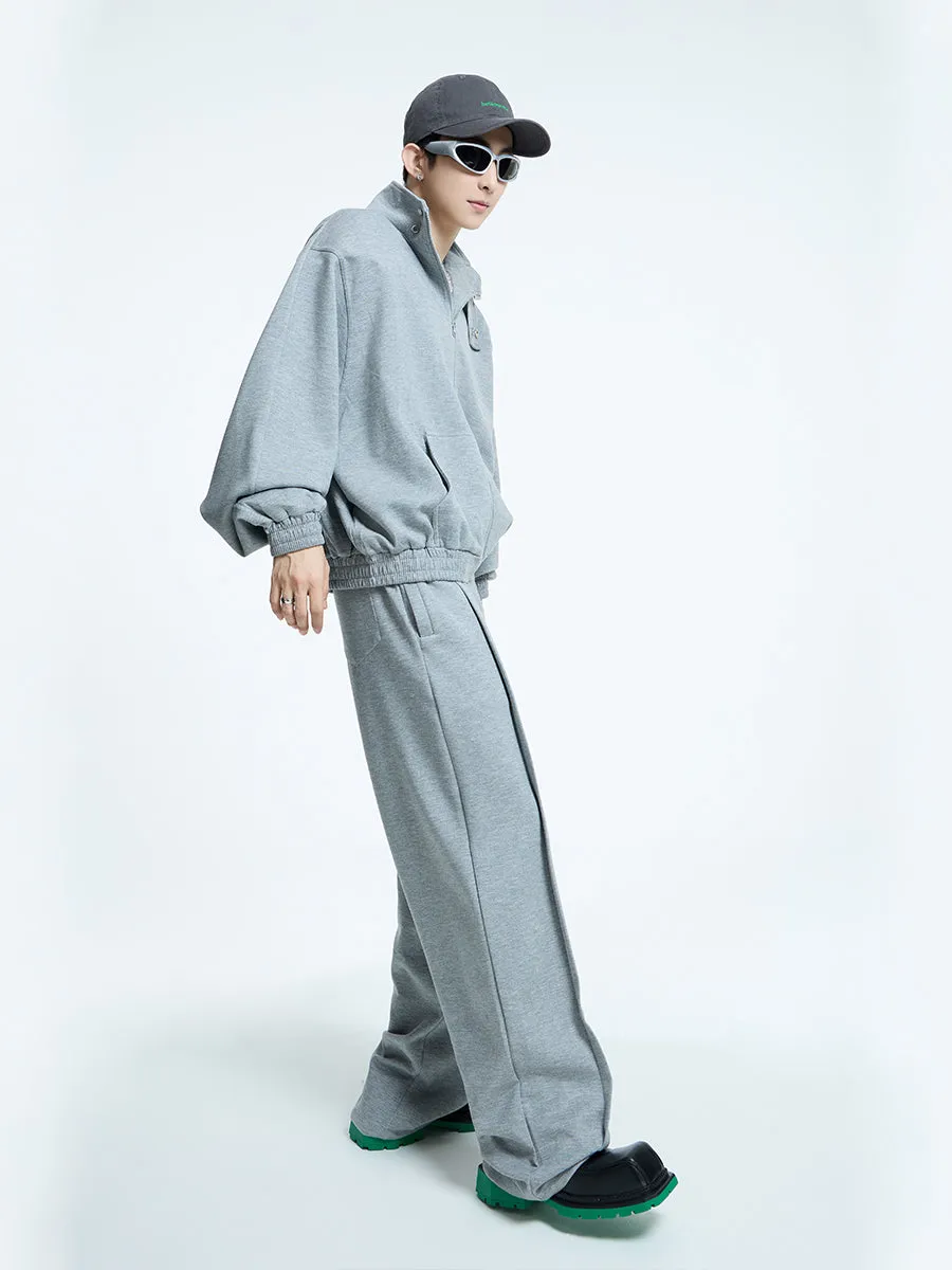 【23s September.】Simple Casual Trousers Top Sports Suit -M