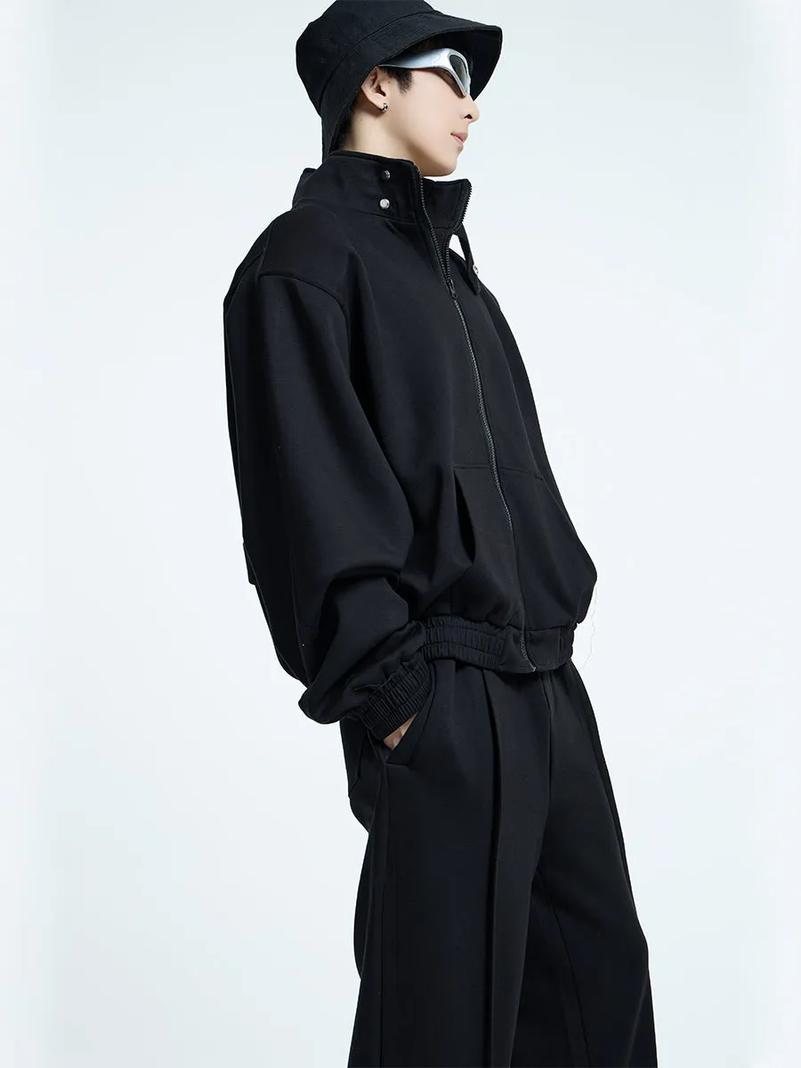 【23s September.】Simple Casual Trousers Top Sports Suit -M