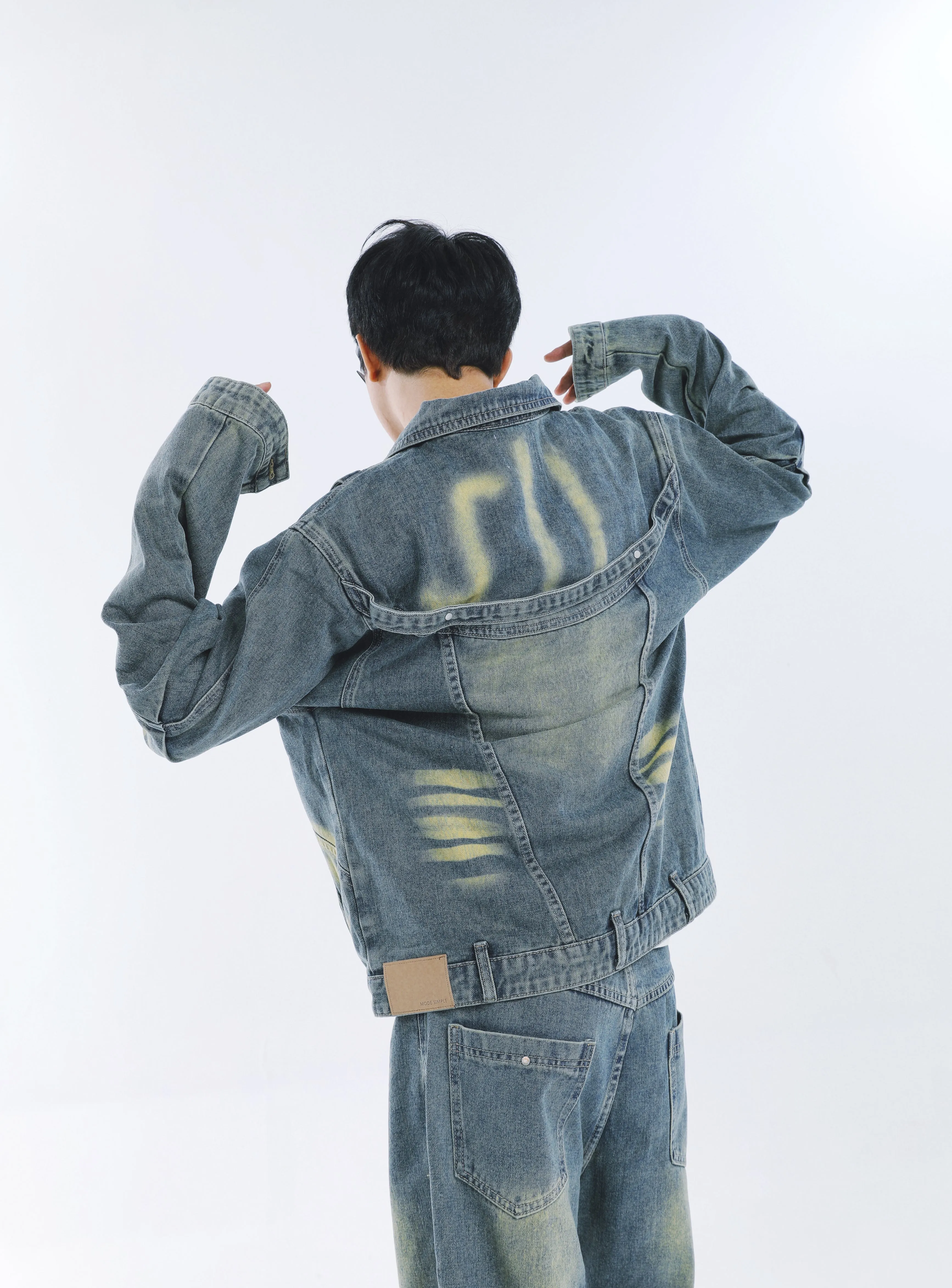 【23s September.】Vintage washed denim suit