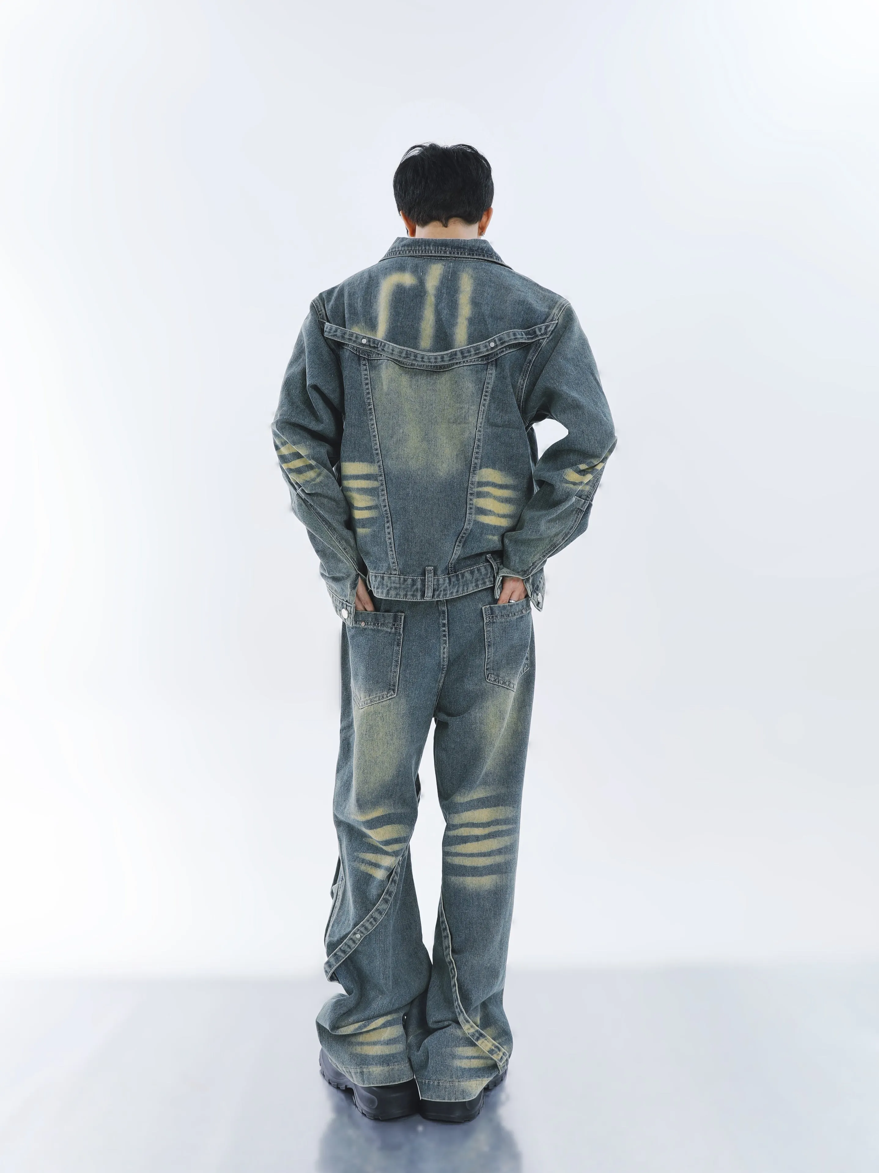 【23s September.】Vintage washed denim suit