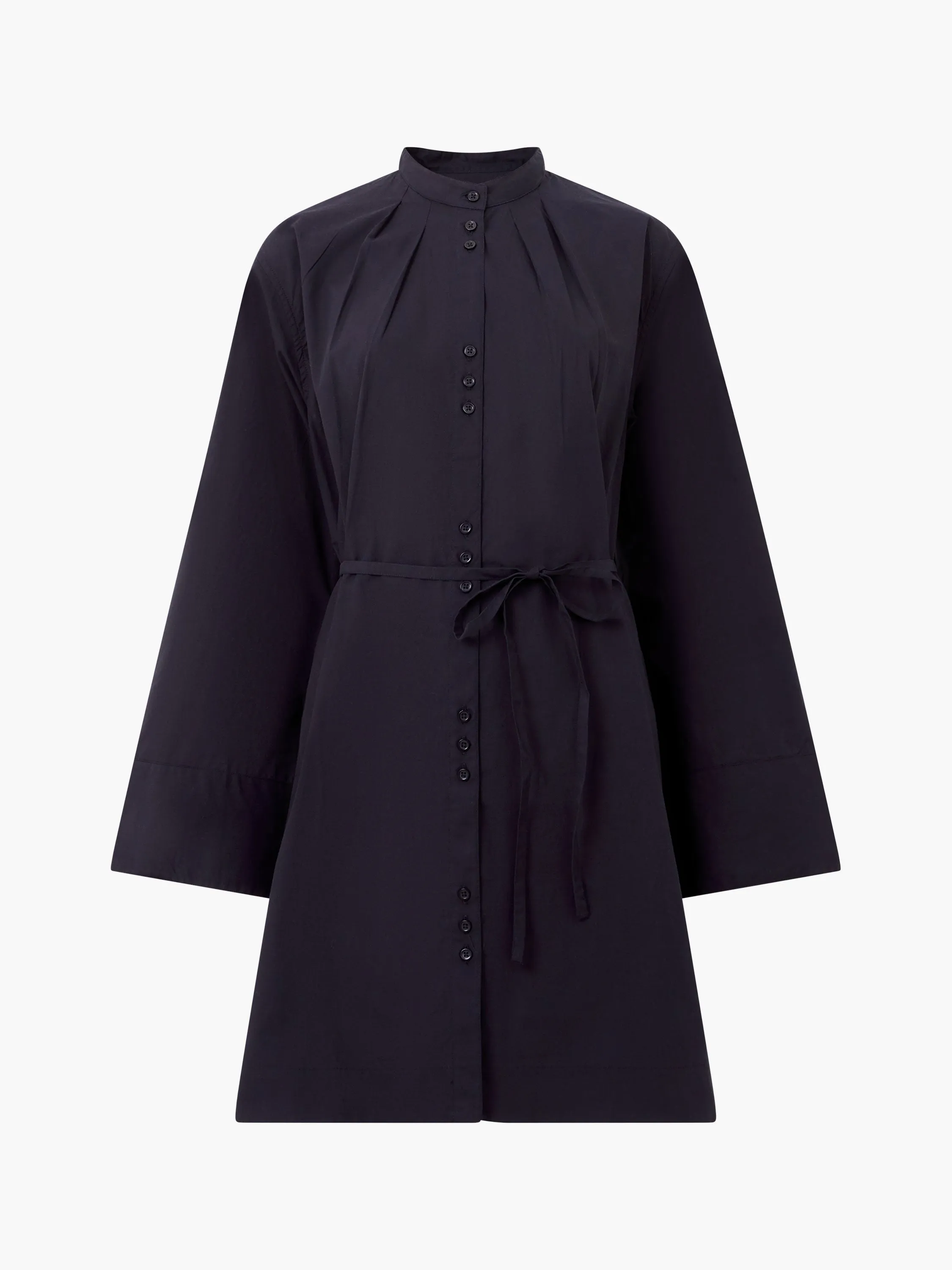 Alissa Cotton Wide Sleeve Shirt Dress