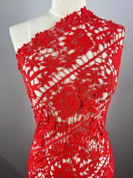 Anglaise Lace - Red Alert - 120cm