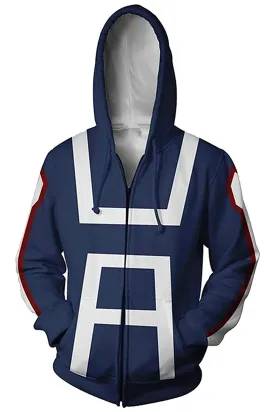 Boku No Hero Academia My Hero Academia Hoodie - Blue