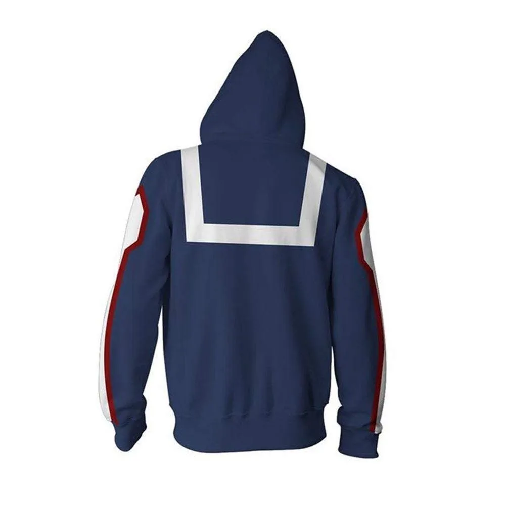 Boku No Hero Academia My Hero Academia Hoodie - Blue