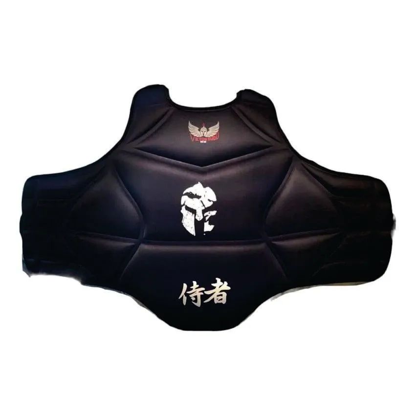 BOXING CHEST GUARD FOR SPARTAN MMA - BLACK