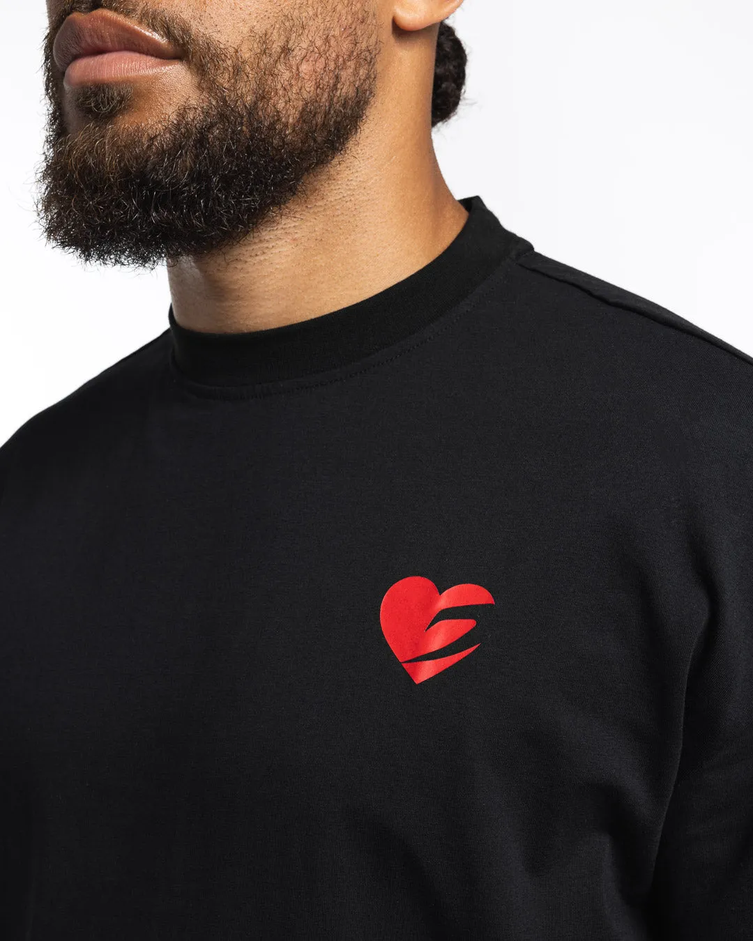 Boxing is Love Oversized T-Shirt - Black