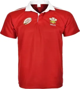 Buy Mens Wales Rugby Shirt Half Sleeve Jersey