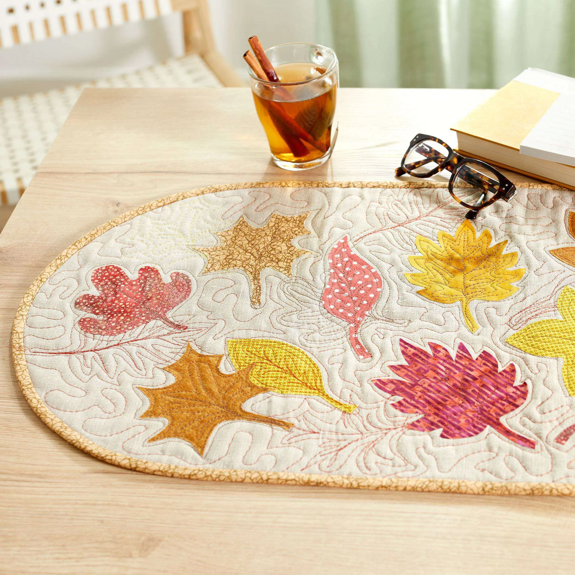 Coats & Clark Sewing Autumn Leaf Table Runner