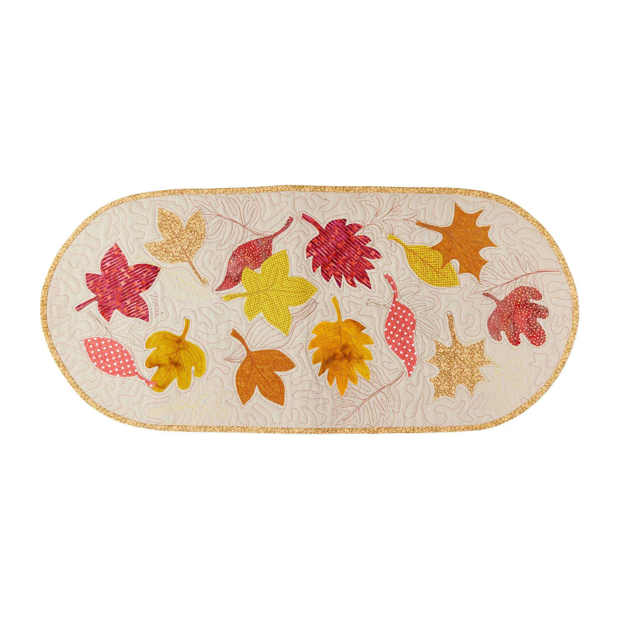 Coats & Clark Sewing Autumn Leaf Table Runner