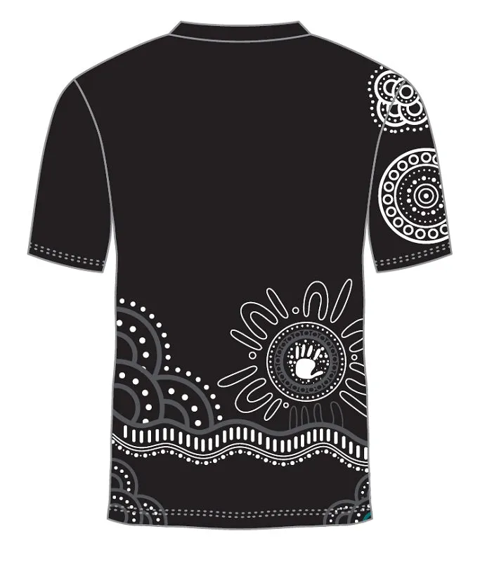 Custom Indigenous Polo Shirt - Dreamtime Grace