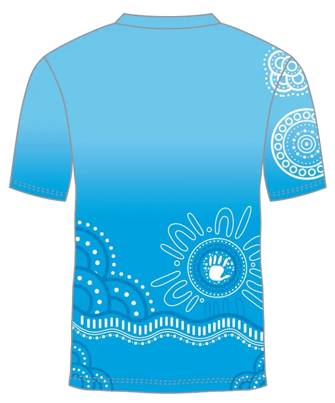 Custom Indigenous Polo Shirt - Dreamtime Grace