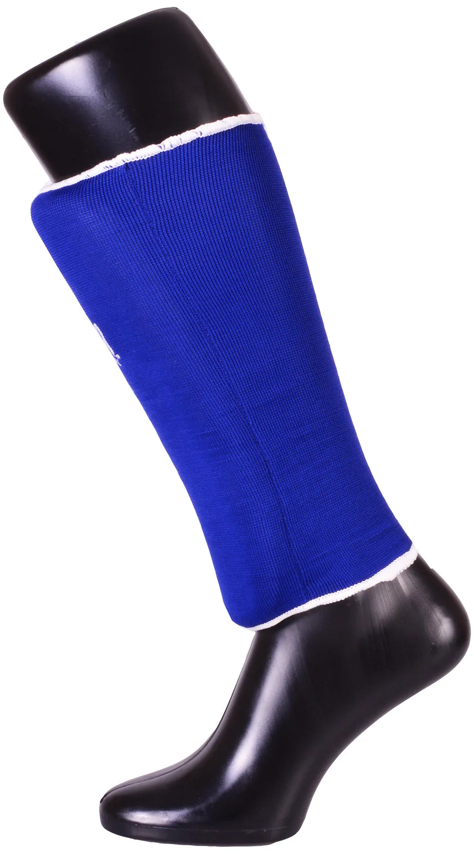 MAR-170D | Blue Elasticated Fabric Shin Guard For Shin Protection