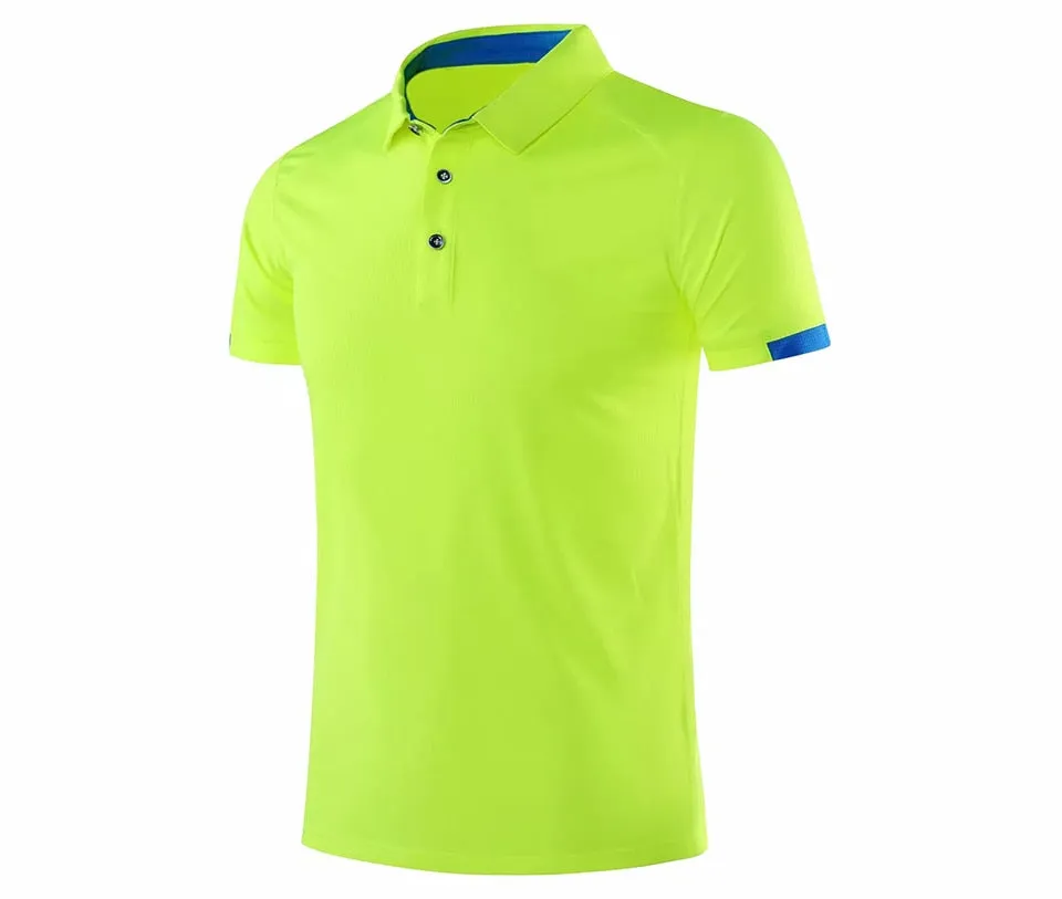 Men's Golf Tennis Outdoor Sportswear Short sleeve polo shirt Badminton T Shirt