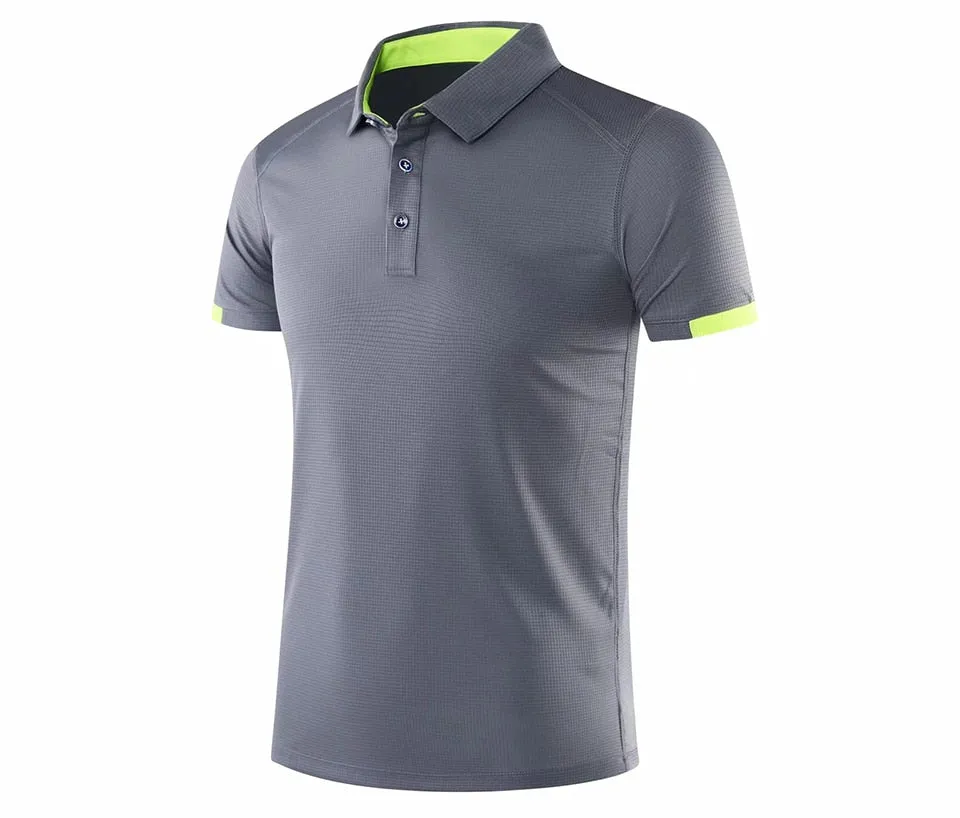 Men's Golf Tennis Outdoor Sportswear Short sleeve polo shirt Badminton T Shirt