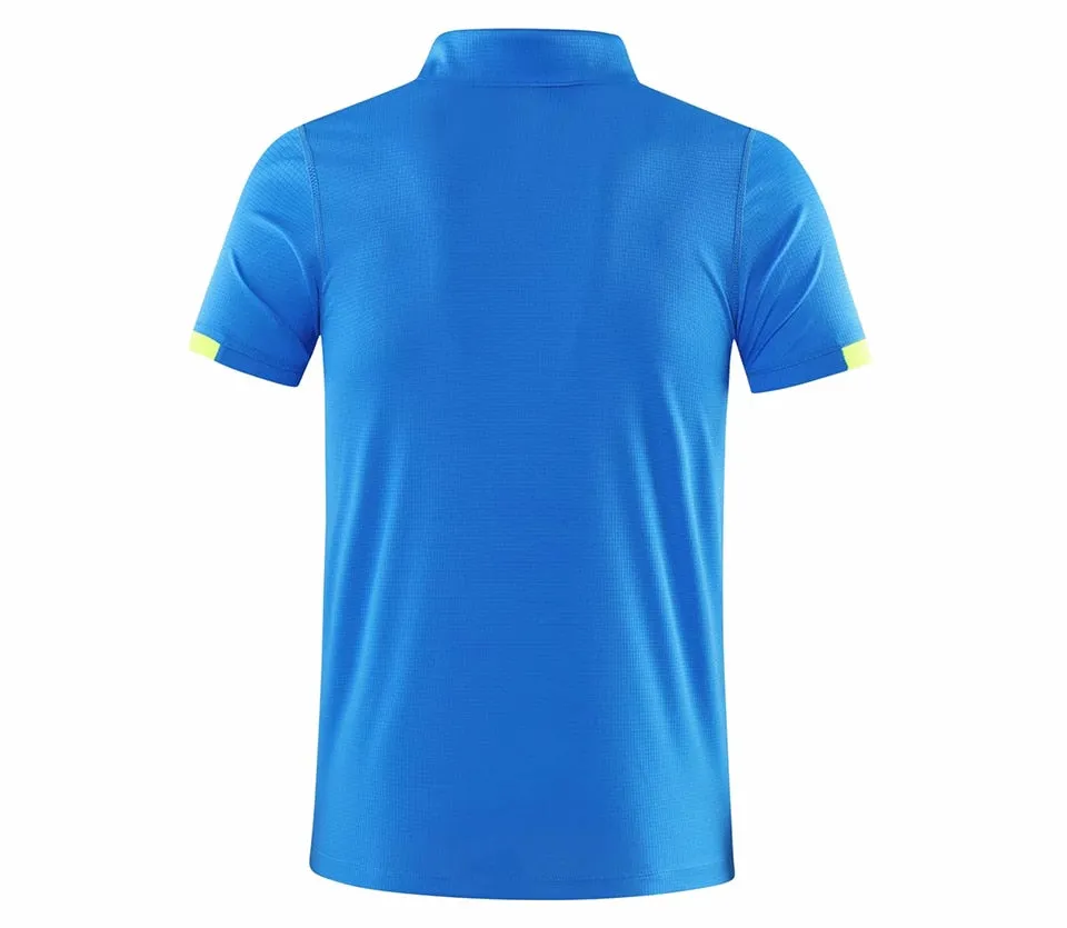 Men's Golf Tennis Outdoor Sportswear Short sleeve polo shirt Badminton T Shirt