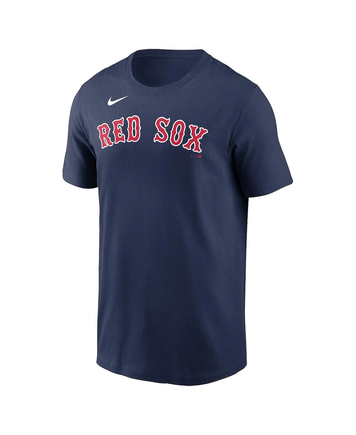 Men's kyle schwarber navy boston red sox t shirt with Nike name and number blue