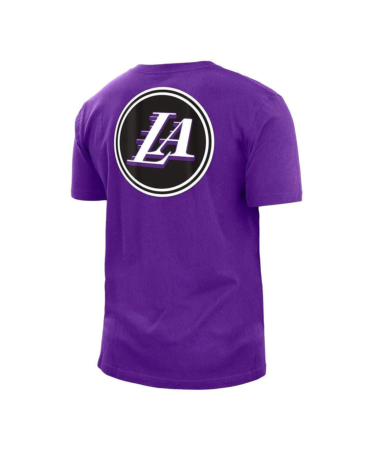 Men's Los Angeles Lakers 2022/23 City Edition Purple New Era Matte Jersey T-Shirt violet