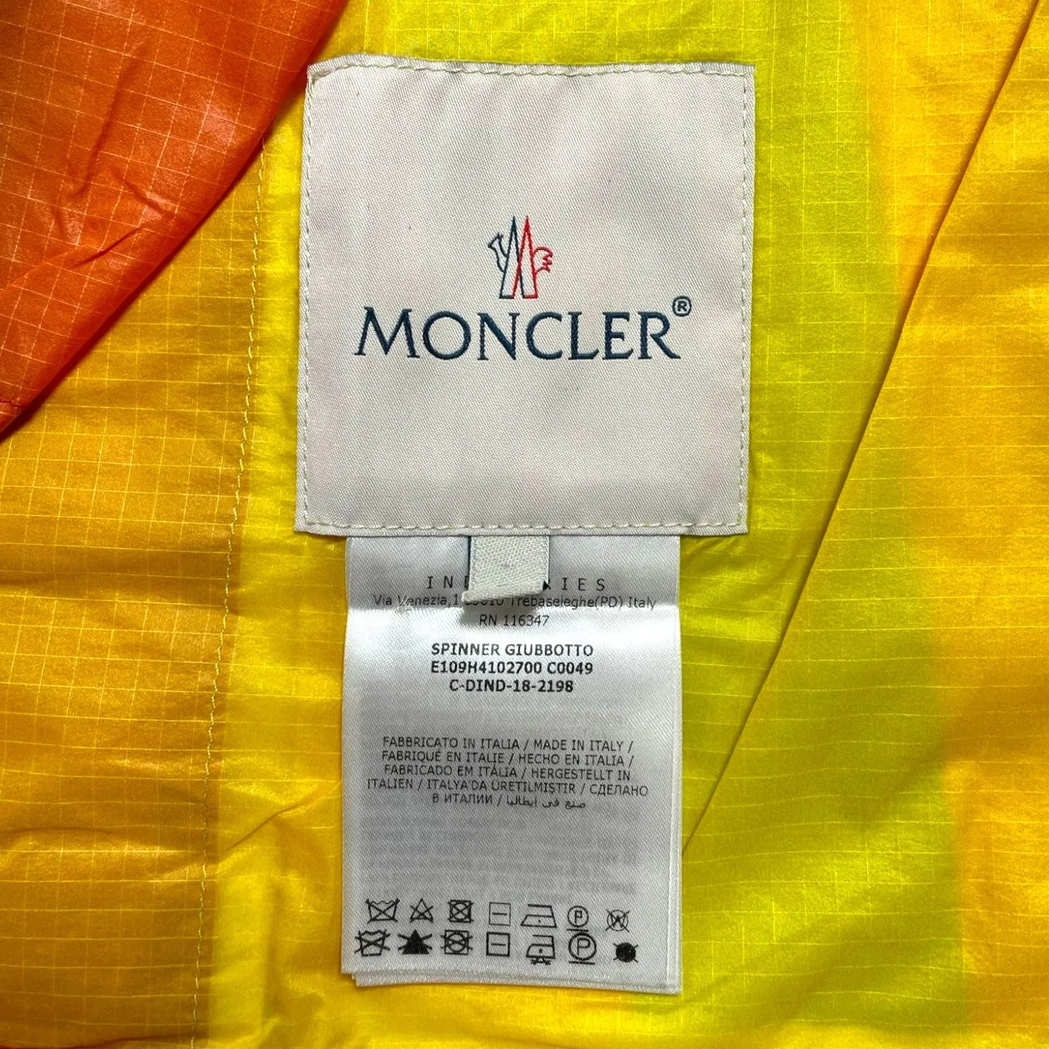 Moncler Genius Spinner Kite Print Windbreaker Jacket Multicolor