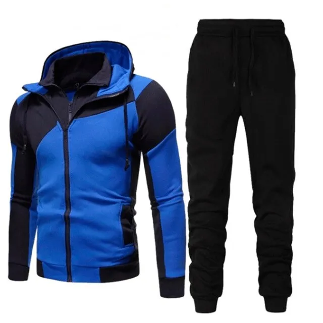 New Men's Autumn Winter Sets Zipper Hoodie pants Two Pieces Casual Tracksuit Male Sportswear Gym Brand Clothing Sweat Suit 2020