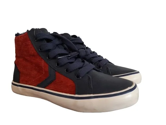 Next Rust Lace-Up Older Boys Hi-Tops