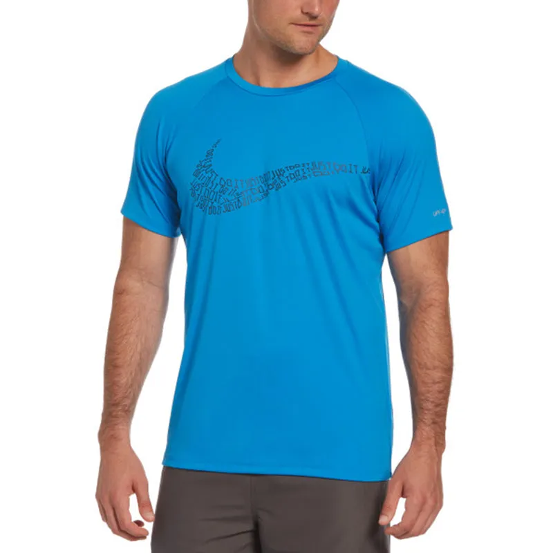 Nike - JDI Swoosh Short Sleeve Hydroguard (Photo Blue)