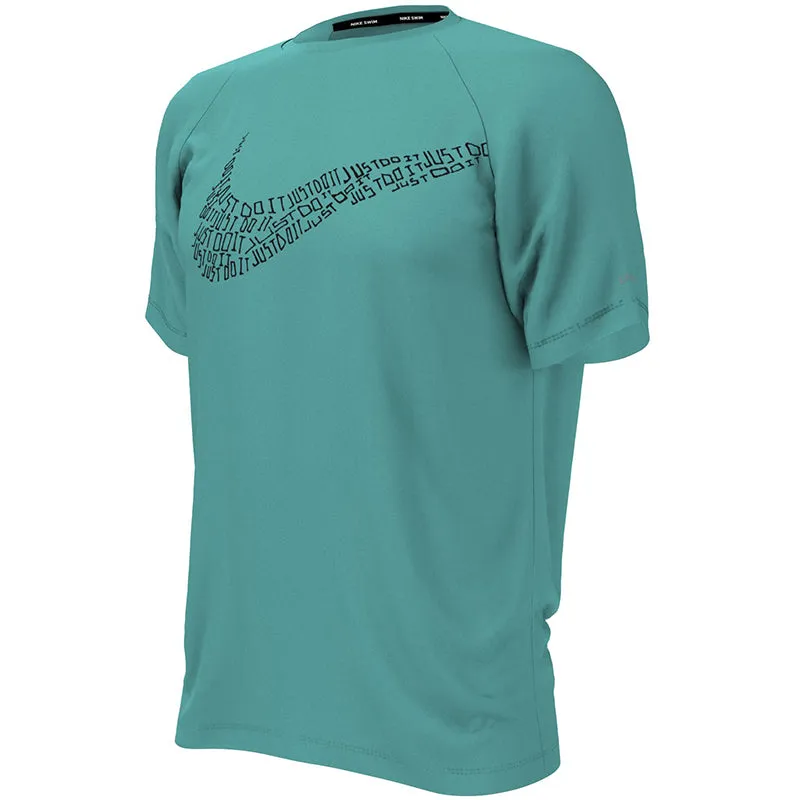 Nike - JDI Swoosh Short Sleeve Hydroguard (Washed Teal)