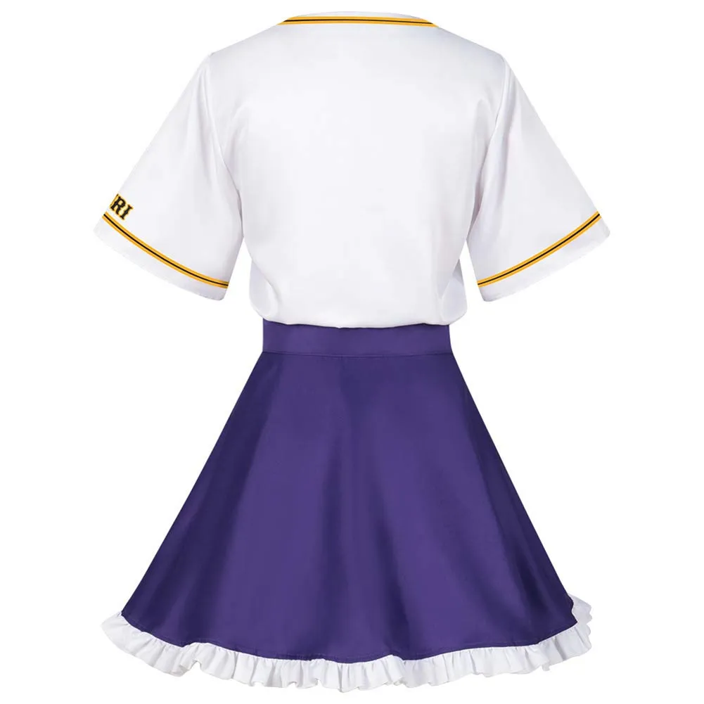 OSHI NO KO Arima Kan Blue Women Sportswear Skirt Party Carnival Halloween Cosplay Costume