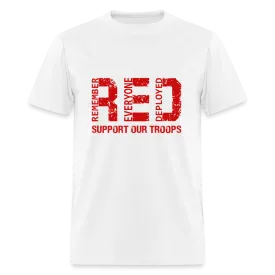 RED Remember Everyone Deployed T-Shirt (Support Our Troops)