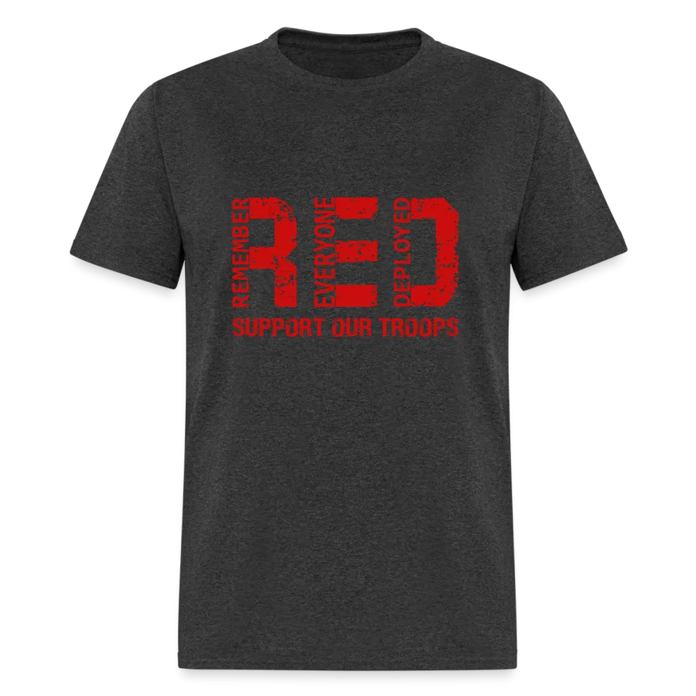 RED Remember Everyone Deployed T-Shirt (Support Our Troops)