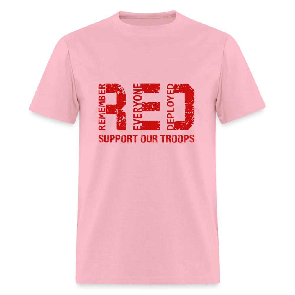 RED Remember Everyone Deployed T-Shirt (Support Our Troops)