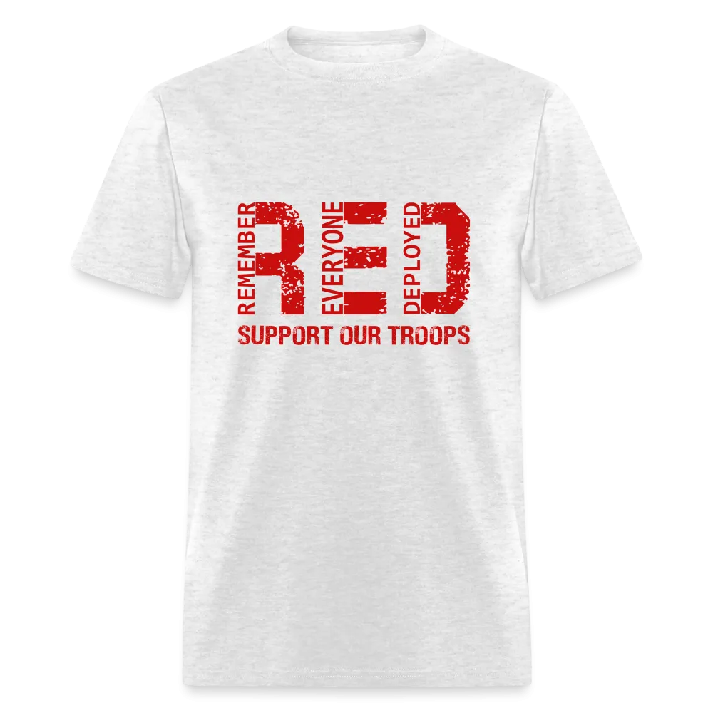 RED Remember Everyone Deployed T-Shirt (Support Our Troops)