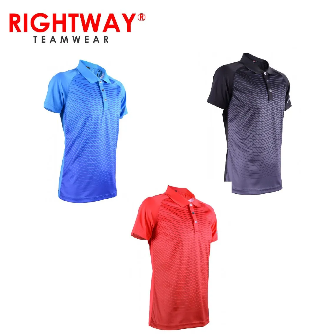 Rightway MOF 32 Reflective Collared Sublimation Polo T-shirt