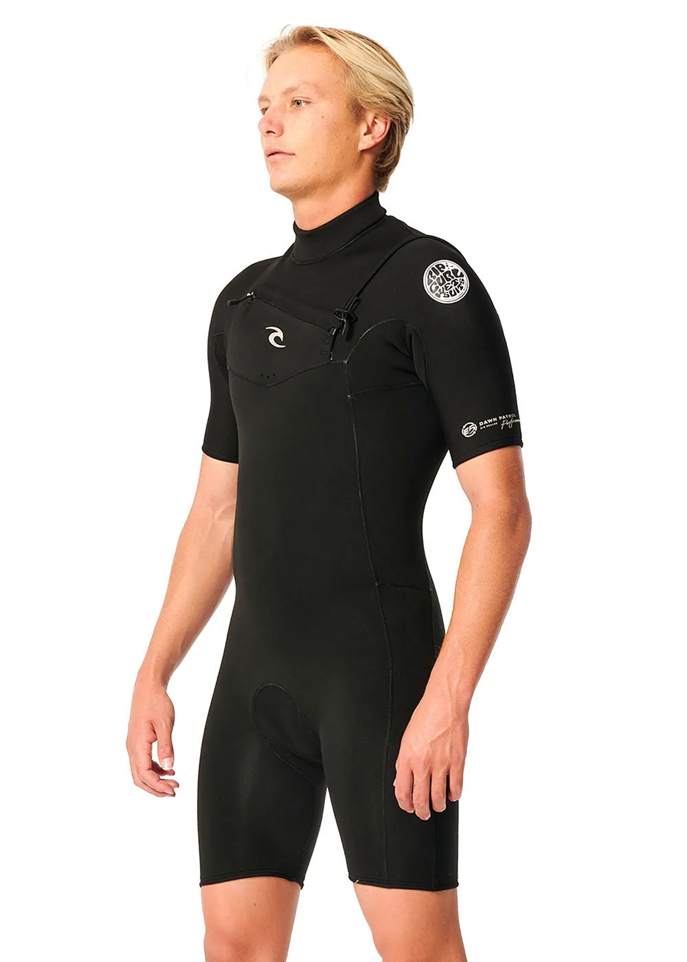 Rip Curl Mens Dawn Patrol Yulex 2mm GBS Chest Zip Spring Suit