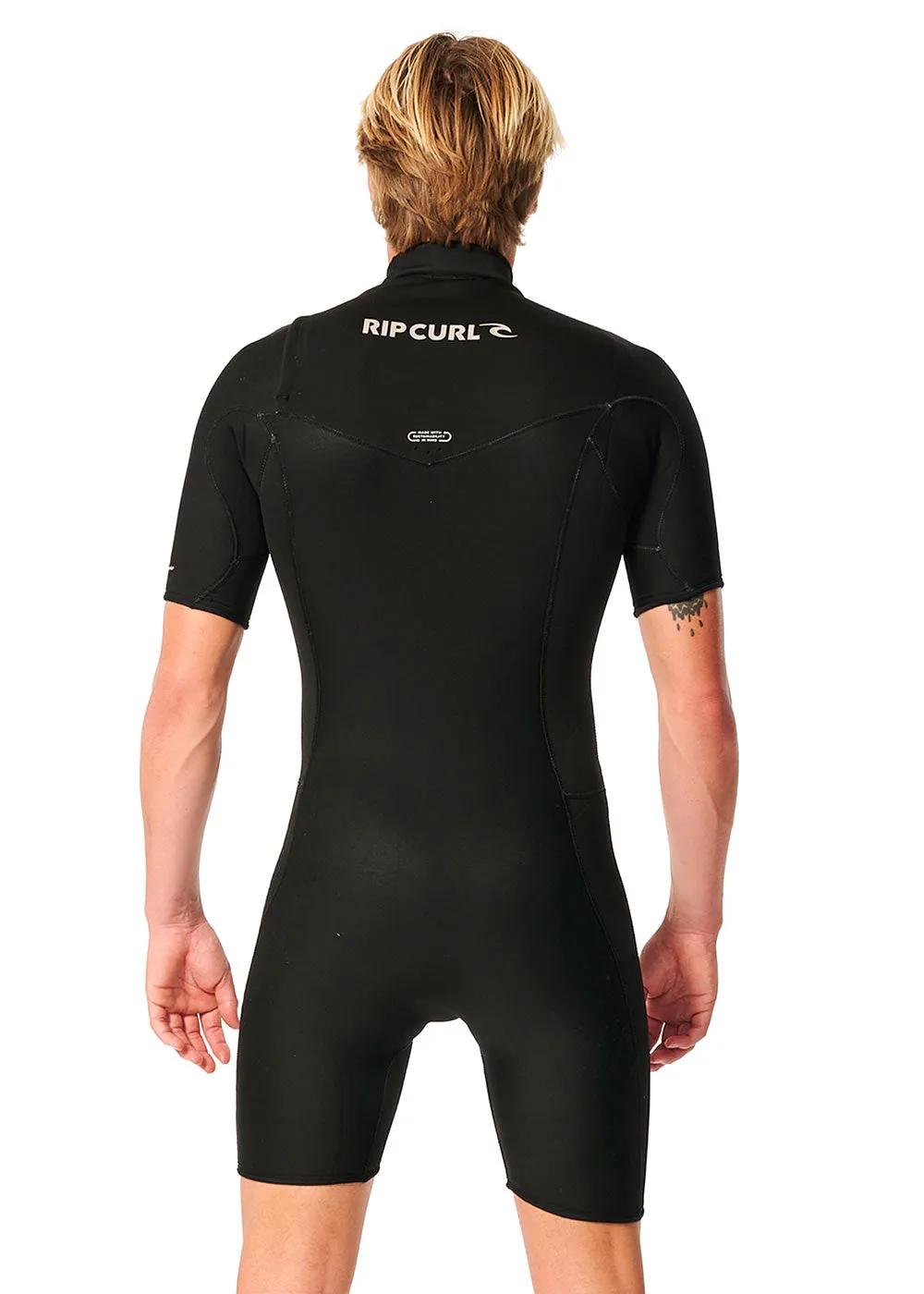 Rip Curl Mens Dawn Patrol Yulex 2mm GBS Chest Zip Spring Suit