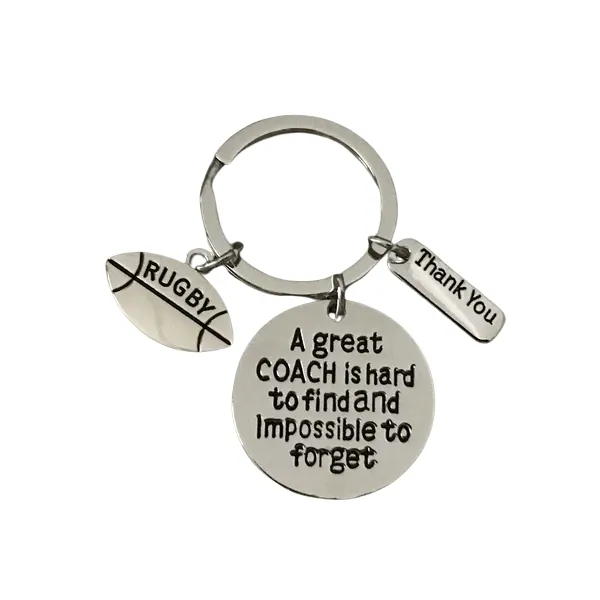 Rugby Great Coach is Hard to Find Keychain