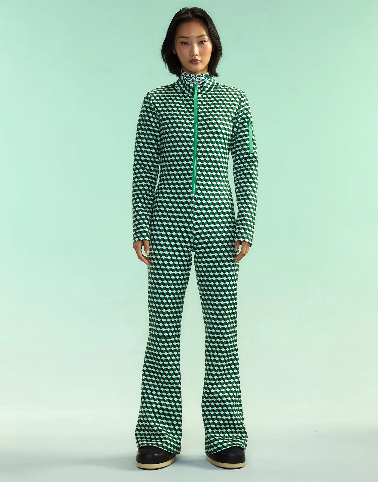 Water Repellent Bonded Jumpsuit